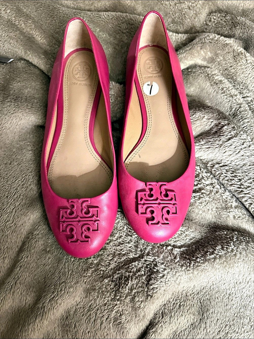 Tory Burch Georgia Wedge Pink Heels